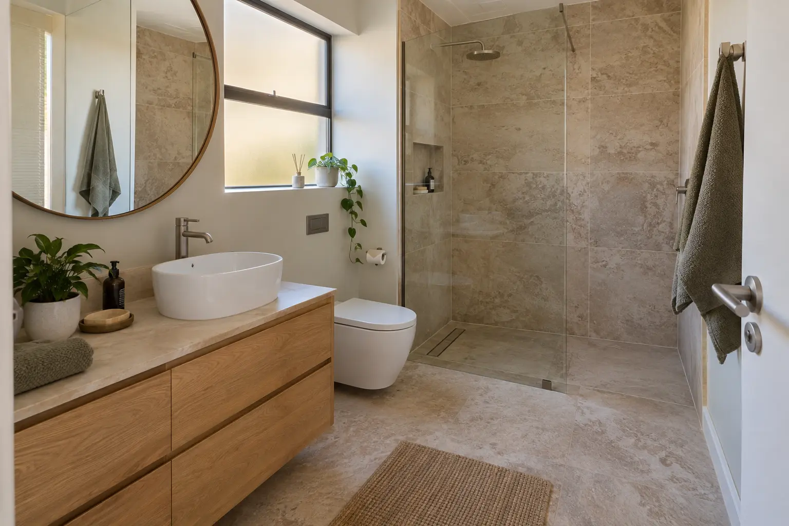 Bathroom and interior detail, Cape Town