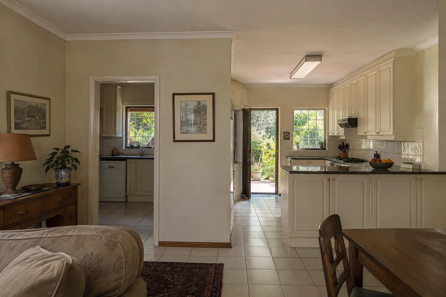 Open-Plan Living And Kitchen before concept