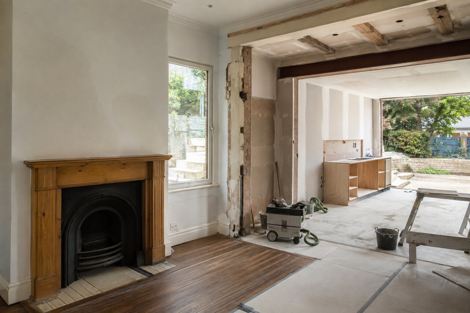 Cape Town home interior undergoing a considered renovation